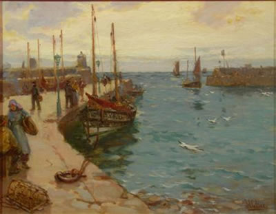 John William Gilroy : ON THE HARBOUR QUAY