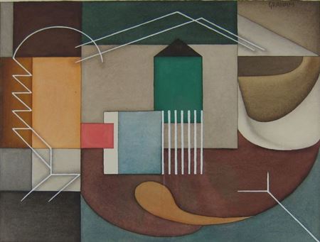 Ellwood Graham : Casa Ryan. Pebble Beach Calif. - Constructivist abstraction