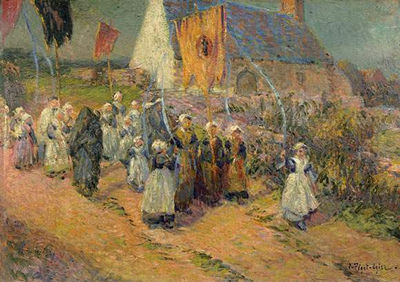 Jean Bertrand Pegot-Ogier : Procession Bretonne