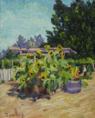 Jonathan Farley : 'Edgefield Sunflowers'