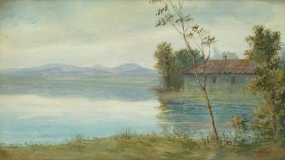 Nicola Laurenti : Paesaggio lacustre, 1909