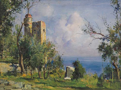 Giovanni Colmo : Paesaggio estivo, 1933