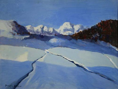 Edmondo Maneglia : Neve in Val di Susa