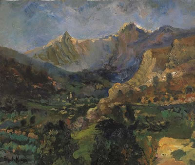 Angiola Meucci : Paesaggio montano