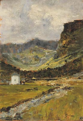 Giuseppe Augusto Levis : Baita in alta valle