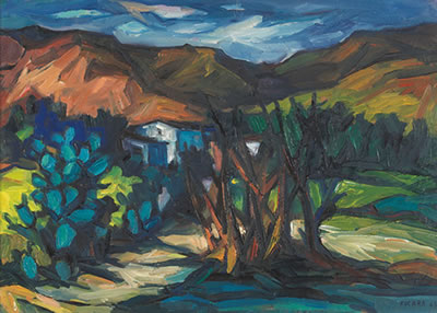 Franz Ficara : Paesaggio, 1963