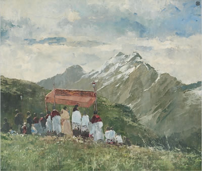 Ambrogio Vismara : Processione in alta valle