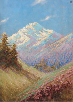 Alfredo Beisone : Paesaggio montano