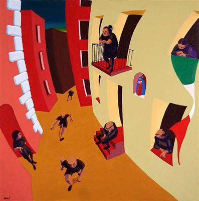 Stefano Galli : Festa cittadina, 2000