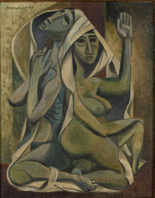 Nicolas Mordvinoff : Two Kneeling Figures