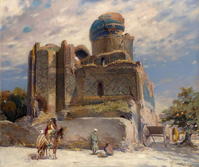 Bertolan Vigh : The Bibi-Khanym Mosque in Samarkand