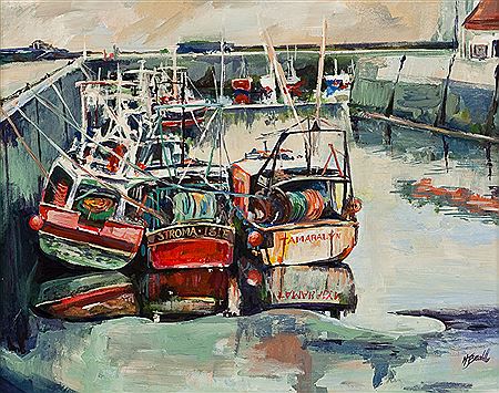 Helen Beall : FISHING BOATS