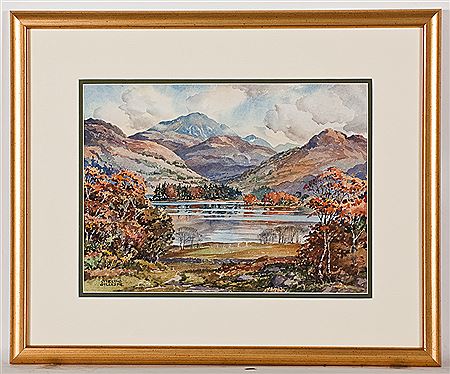 Stirling Gillespie : THE HEAD OF LOCH LOMOND NEAR ARDLUI