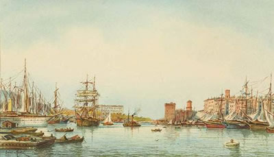 Émile Henry : Inside the port of Marseilles