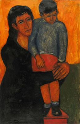 Moshe Proppes : Mother and Child