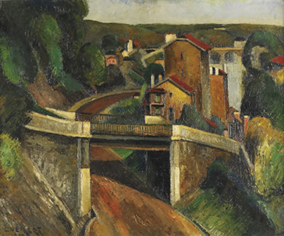 Louis Neillot : Pont de Bellevue à Meudon, 1929