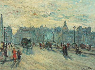 Gustave Madelain : Le Pont Neuf animé