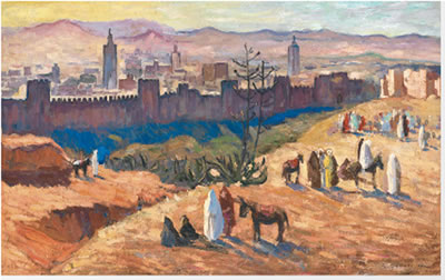 Robert Albert Genicot : LES REMPARTS DE FÈS