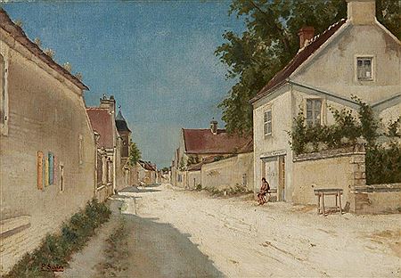 Paul Jean Marie Sain : Paysage de St Cenery le Geret