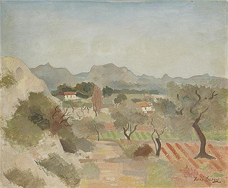 Rene Durey : Paysage provençal