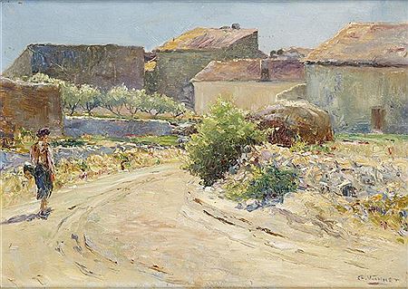 Charles Vionnet : Le village de Angles