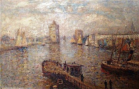 Léon Duval-Gozlan : Le Port de La Rochelle