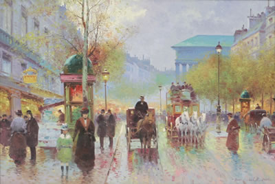 Vasiliy Nicholayevich Gribennikov : View of Paris