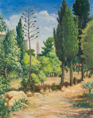 Aharon Schaul Schur : San Simon, Jerusalem, 1920