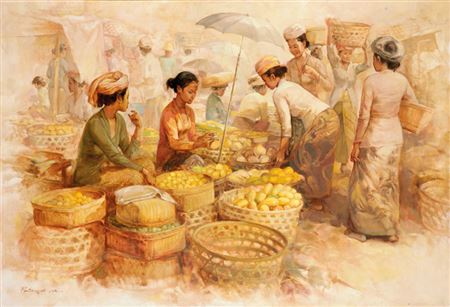 Rustamadji : Pasar Buah, 1986