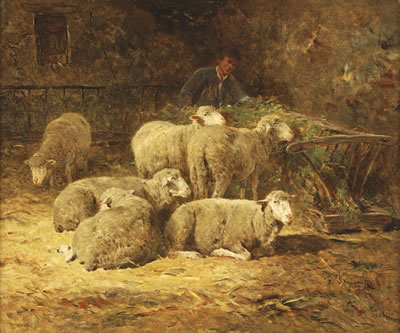 Felix Saturnin Brissot de Warville : 'MOUTONS A LA BERGERIE'