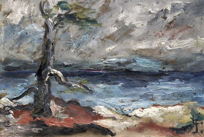 Leo Schobinger : Föhn am See, 1931