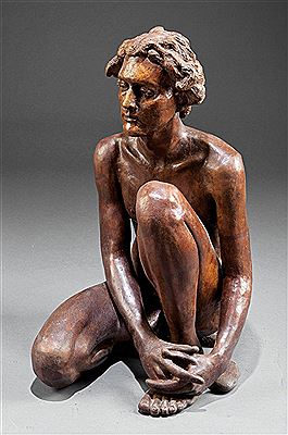 Charles Fritchie : Seated Male