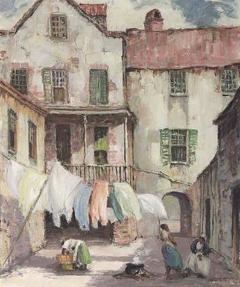 Alfred Hutty : Wash Day