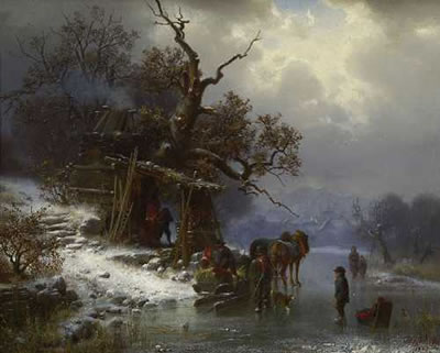 Heinrich Höfer : Winterlandschaft