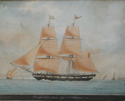 Antoine (Antoine-Mathieu) Roux II : Le Duguesclin de Nantes, capt. CHAUVET 1829