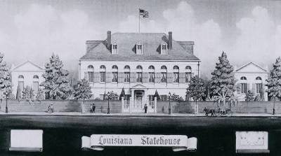 Jim Blanchard : Louisiana State House on Canal Street, New Orleans 1834-1850