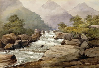 William James Bennett : Mountain Stream