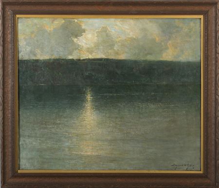 Bayard Henry Tyler : Late Afternoon Sun Over The Palisades