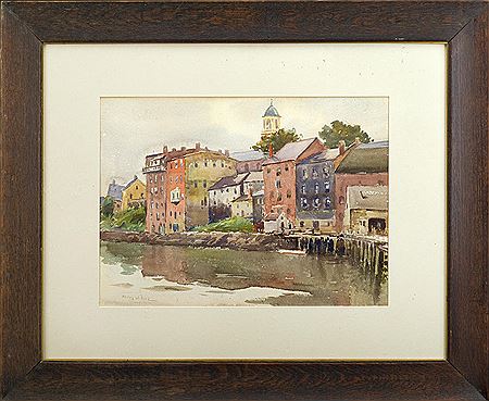 Henry Webster Rice : Bow St. From The Water