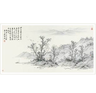 Daqing Ren : SCENERY ALONG RIVERSIDE