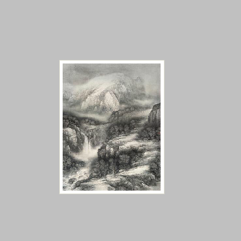 Changjiang Xu : WATERFALL IN MOUNTAIN