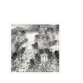 Gumin Zhang : LANDSCAPE OF LAO SHAN