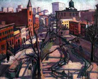 Samuel Halpert : Sheridan Square, New York