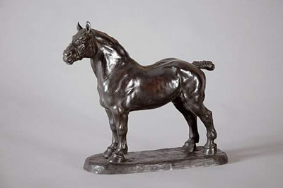 Gaston D'illiers : Cheval percheron