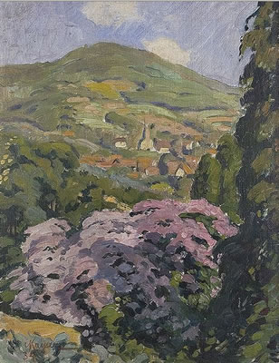 Conrad Kayser : Frühling bei Sasbachwalden