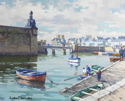 Leo Pernes : Le port de Concarneau