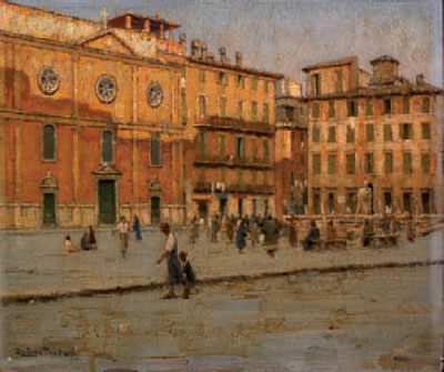 Domenico Quattrociocchi : Roma, Piazza Navona