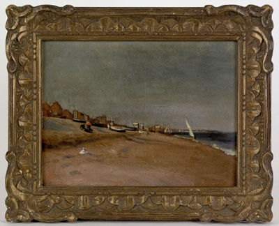 Frank Lewis Emanuel : Beach Scene