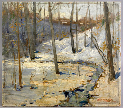 William Partridge : WINTER LANDSCAPE