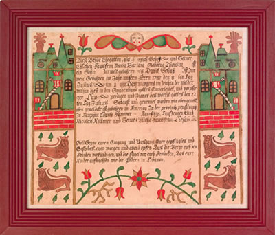 Christian Mertel : Hanover Township fraktur